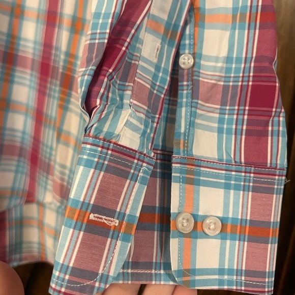 Club Room Red and Blue Button Down Shirt - Picture 8 of 15